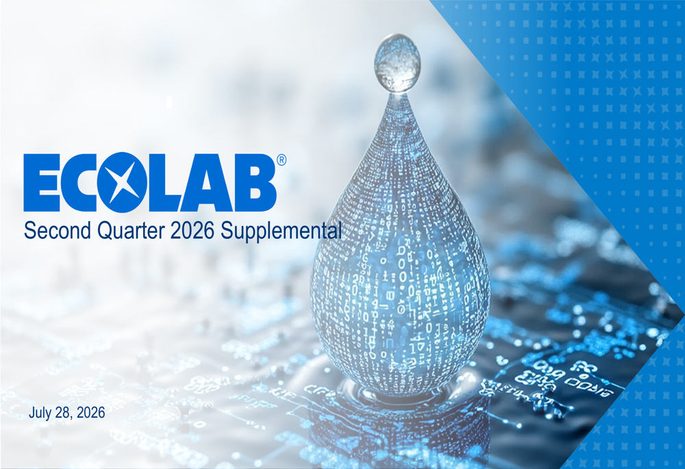 Ecolab Q2 2026 slides