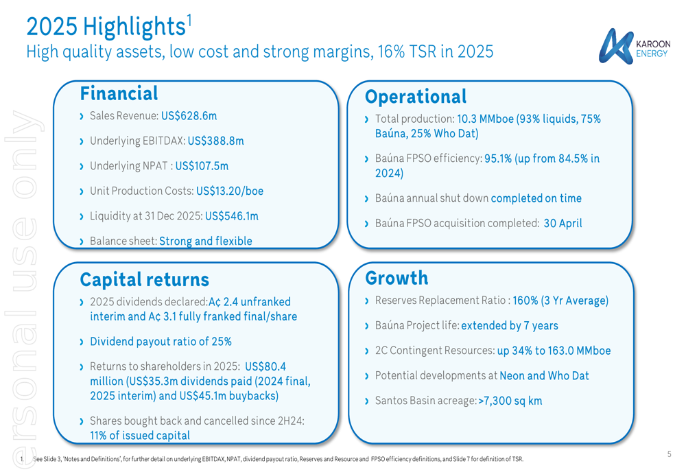 Karoon Energy、2025年決算で原油価格逆風下でもマージンを堅持