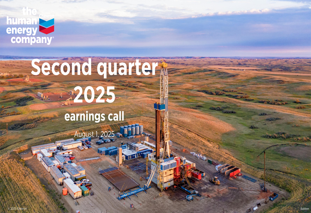 Chevron Q2 2025 presentation slides