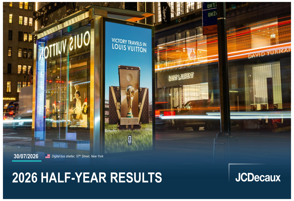 JCDecaux H1 2026 slides