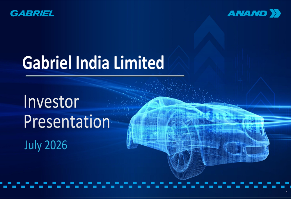 Gabriel India Q1 FY27 slides