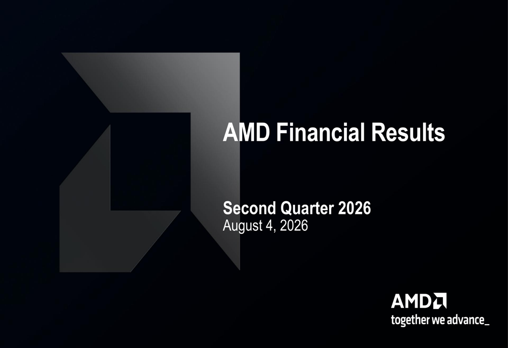 AMD Q2 2026 slides