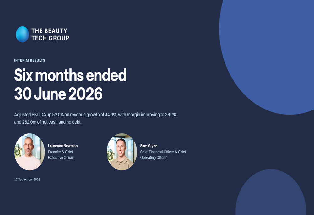 Beauty Tech Group H1 2026 slides