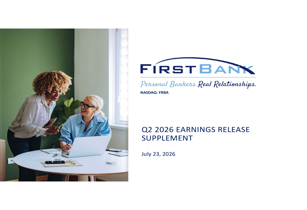 First Bank Q2 2026 slides