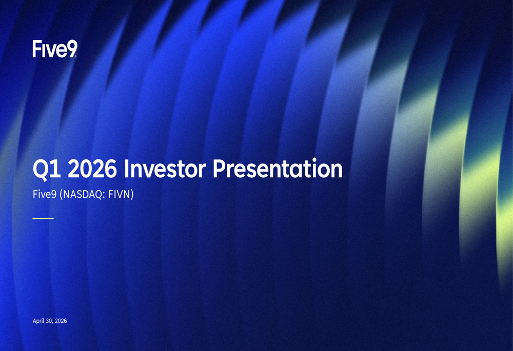 Five9 Q1 2026 slides