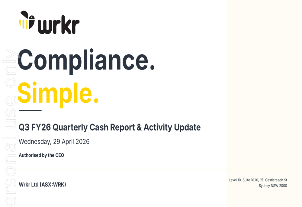 WRKR Ltd Stock Price Today | ASX: WRK Live - Investing.com