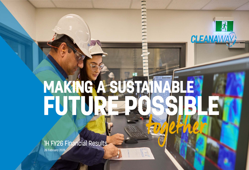 Cleanaway 1H FY26 slides