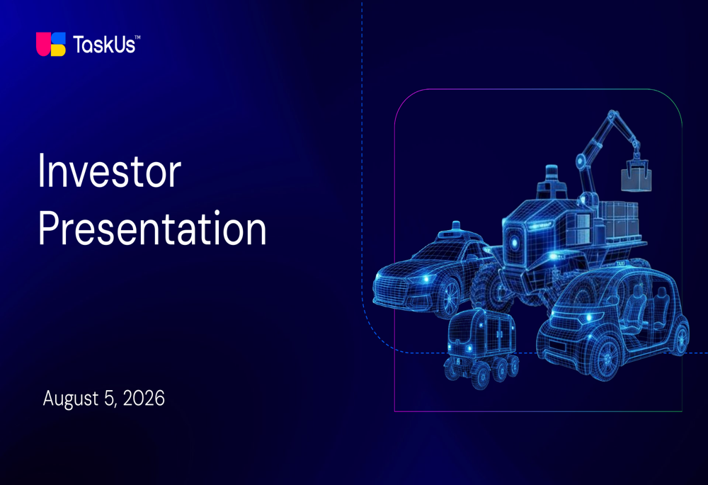 TaskUs Q2 2026 presentation