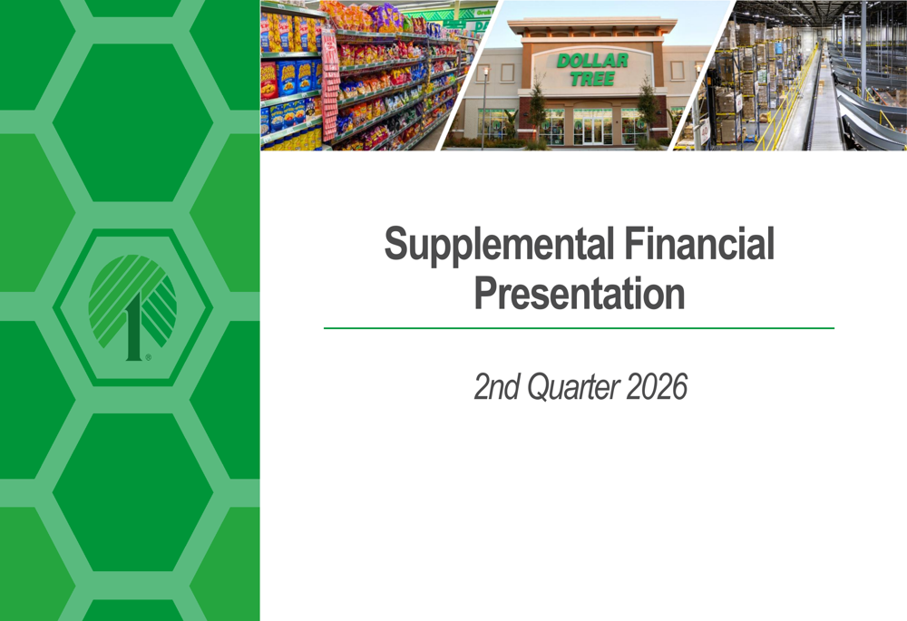 Dollar Tree Q2 2026 slides