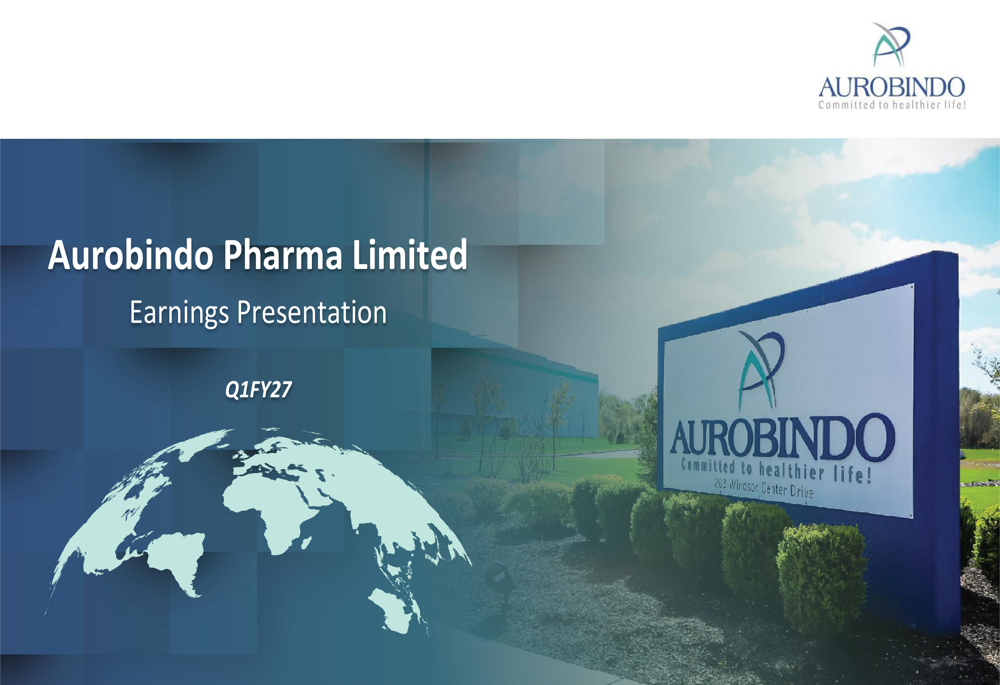 Aurobindo Q1 FY27 slides