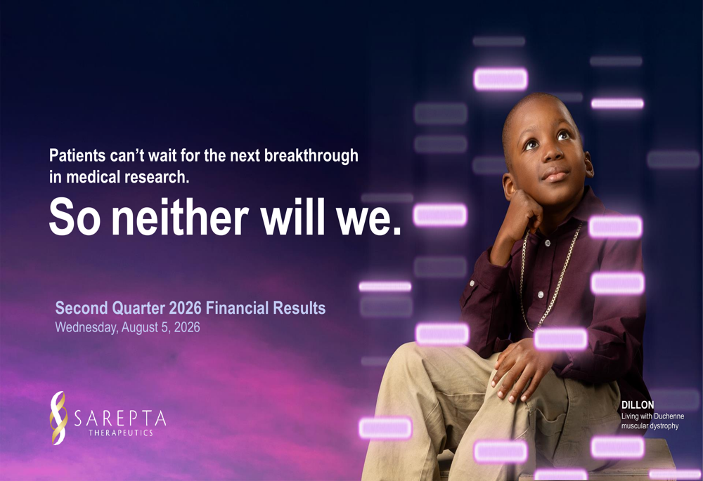 Sarepta Q2 2026 slides