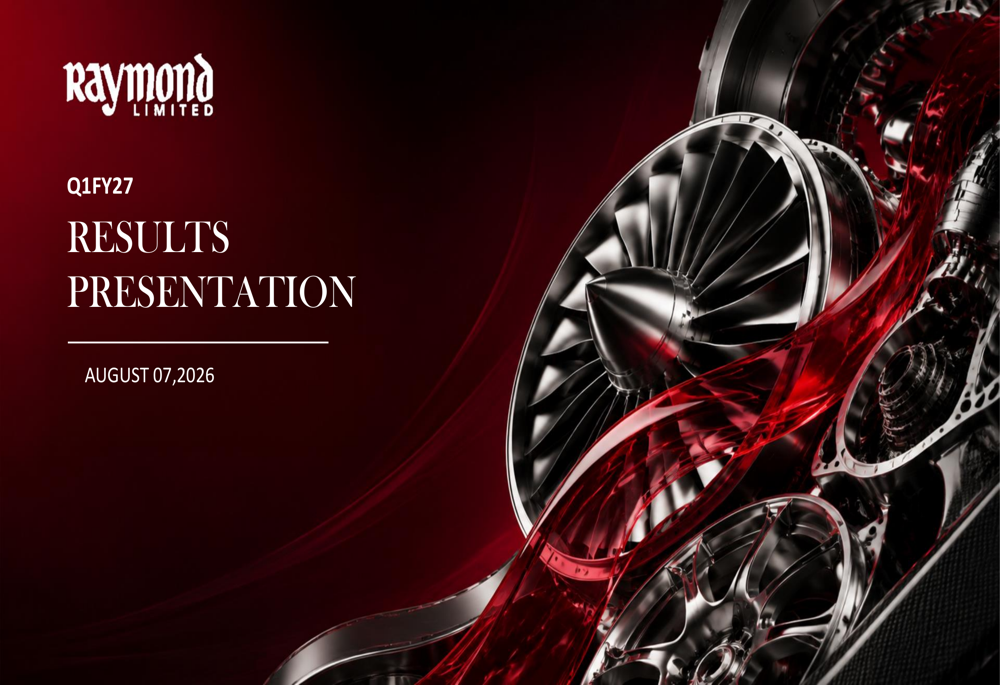 Raymond Q1 FY27 slides
