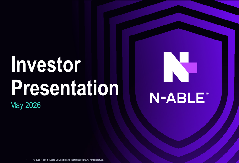 N-able Q1 2026 slides