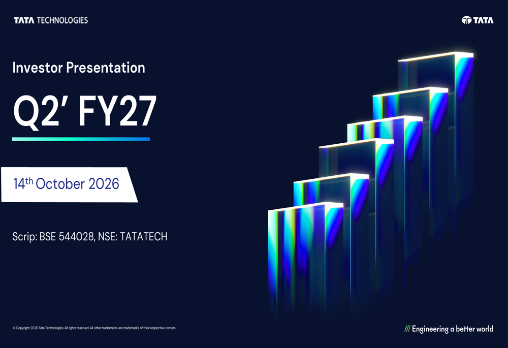 Tata Technologies Q2 FY27 slides
