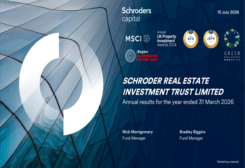 Schroder REIT annual 2026 slides