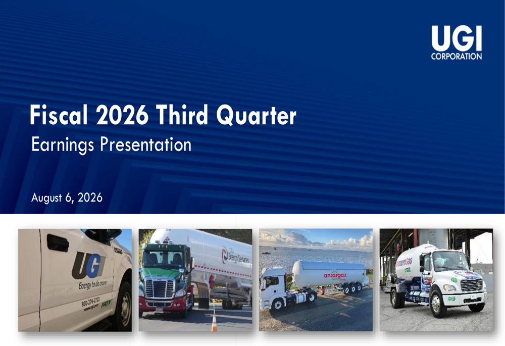 UGI Q3 FY26 slides