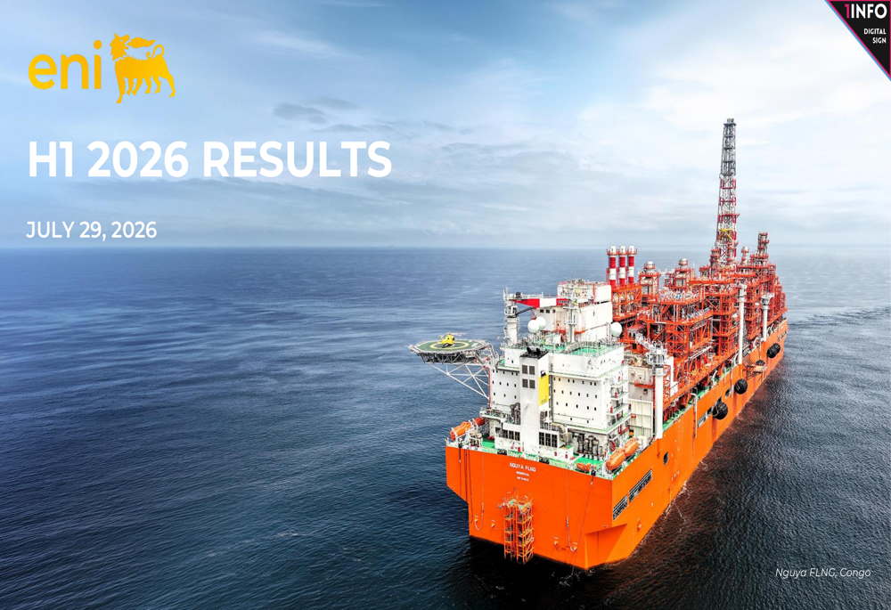 Eni H1 2026 slides
