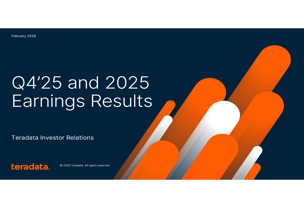 Teradata Q4 2025 slides