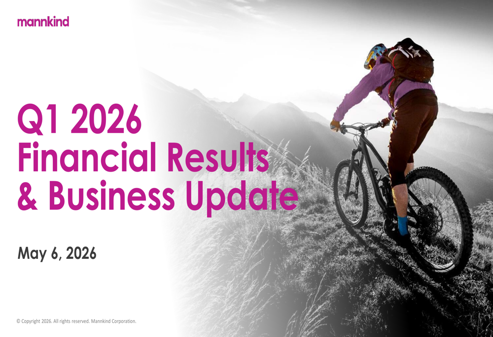 MannKind Q1 2026 slides