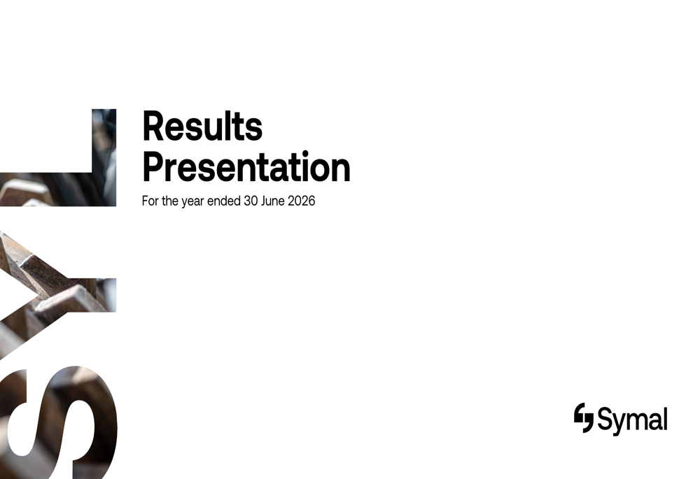 Symal FY 2026 slides