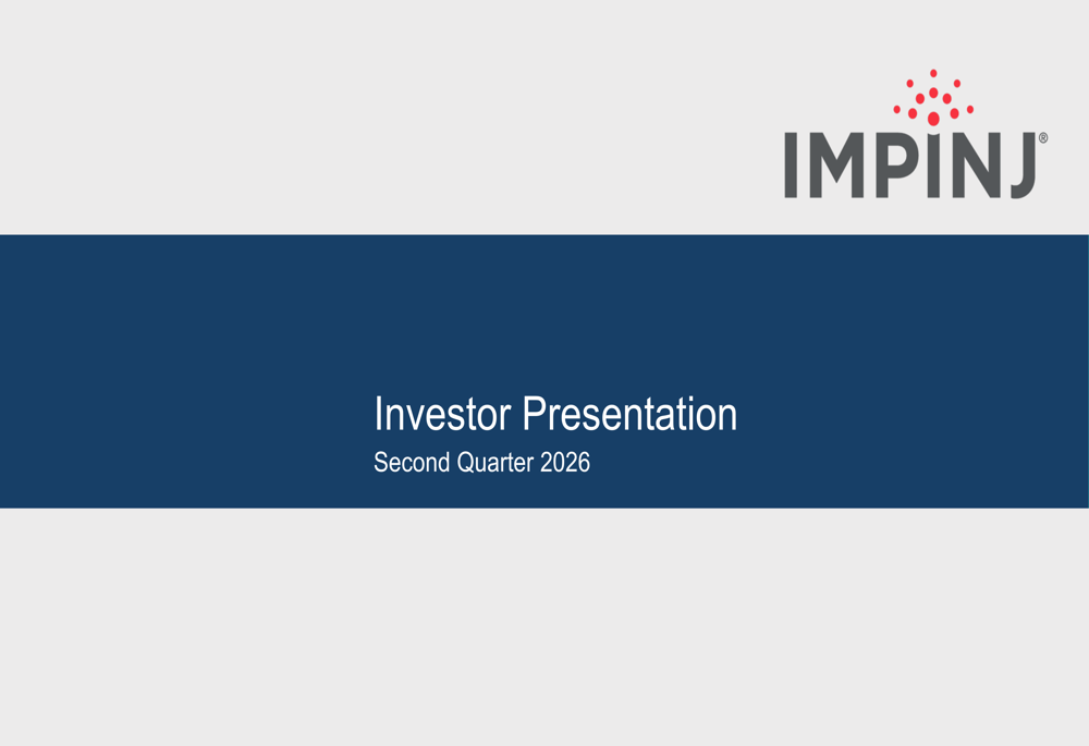 Impinj Q2 2026 slides