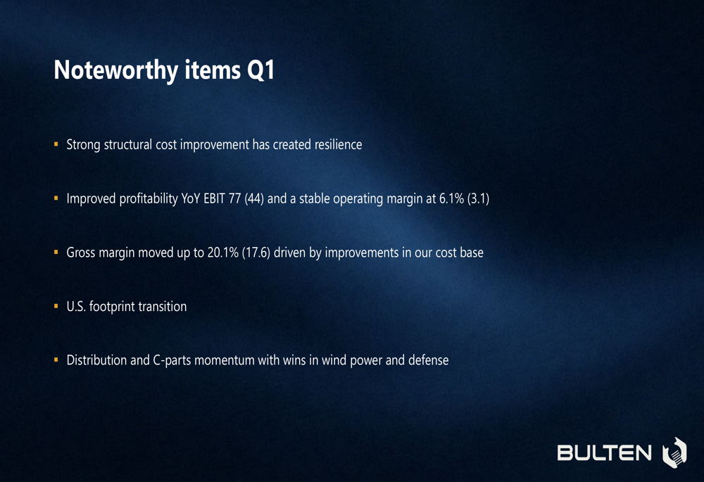 ブルテンQ1 2026年決算:売上高12%減も利益率拡大