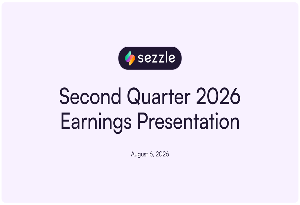 Sezzle Q2 2026 slides