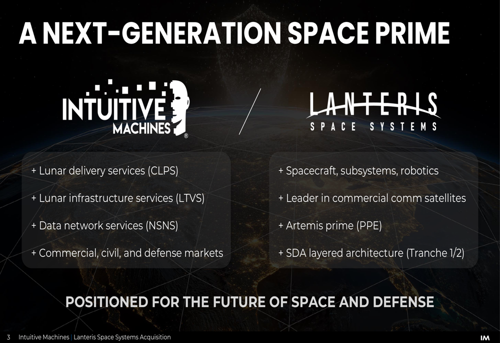 Intuitive Machines Q4 2025 slides: $800M acquisition to create 'next-gen space prime'