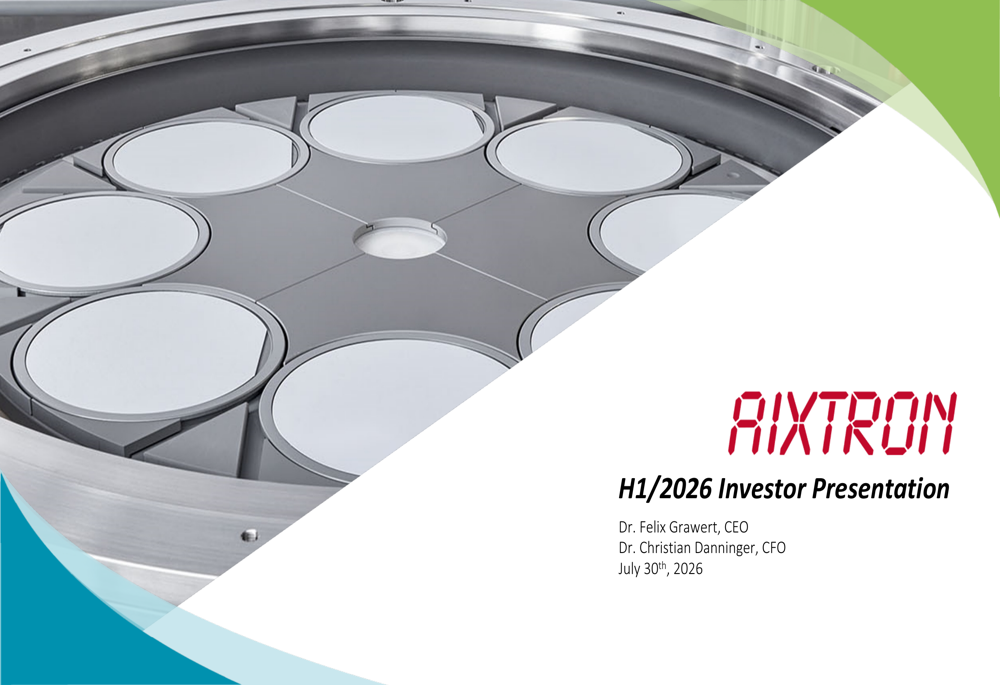AIXTRON H1 2026 slides