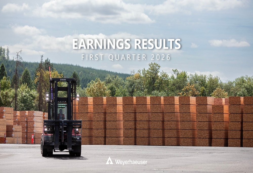 Weyerhaeuser Q1 2026 slides