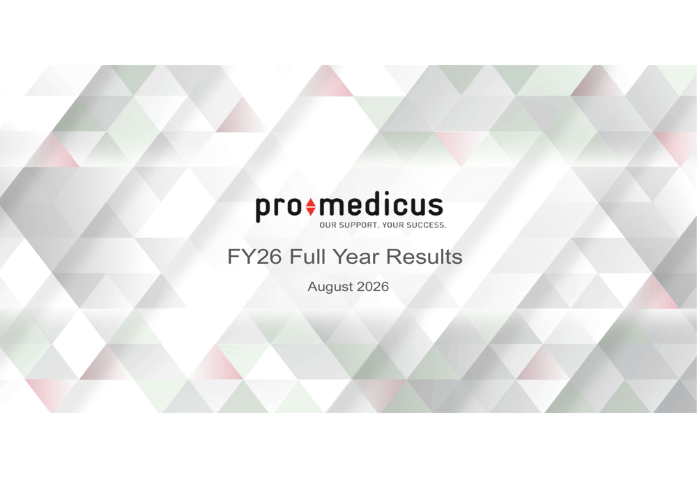 Pro Medicus FY26 slides