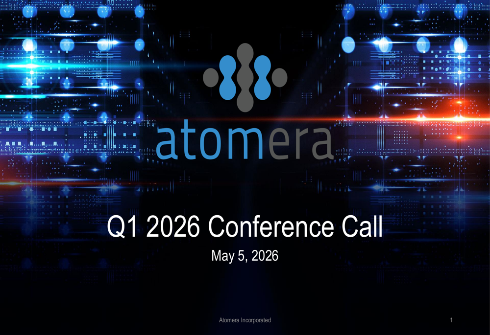 Atomera Q1 2026 slides