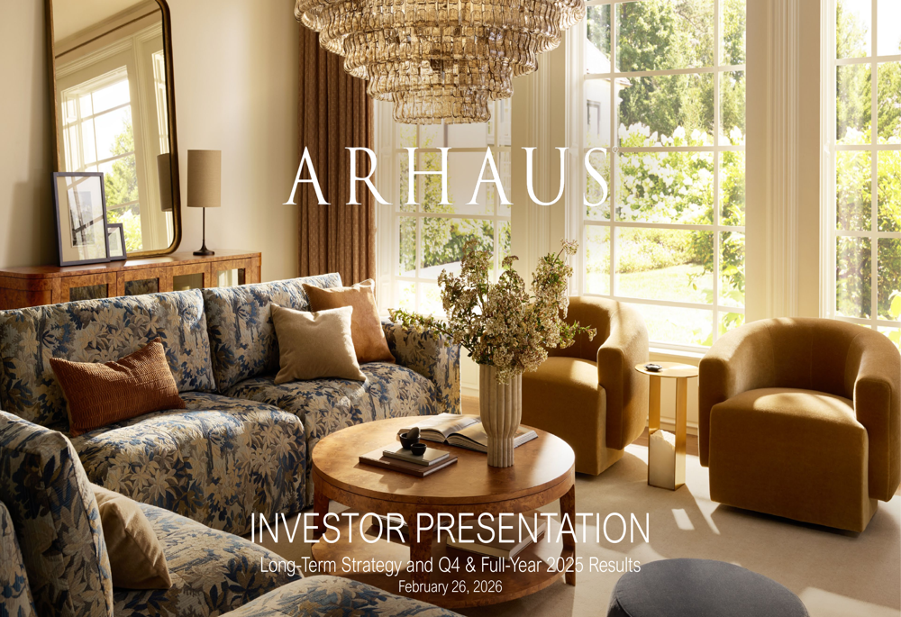 Arhaus Q4 2025 slides