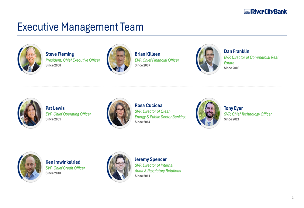 Bank Performance Slides River City Bank Q3 2026 slides: core earnings rise, credit quality ...