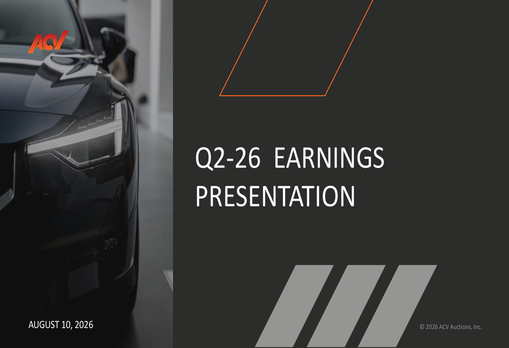 ACV Q2 2026 slides