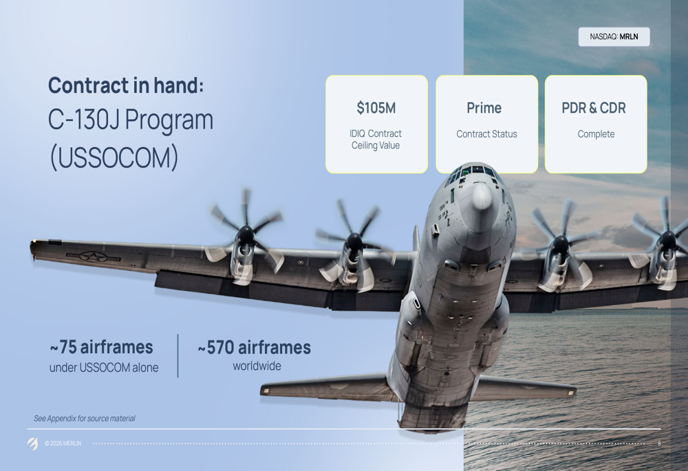Progress Slide Status Merlin Q2 2026 slides highlight $105M contract progress amid losses By ...