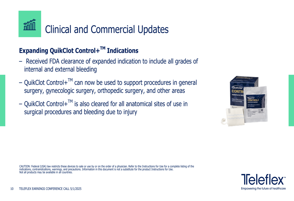 Teleflex Q1 2025 slides: Revenue declines 3.8%, company lowers EPS ...