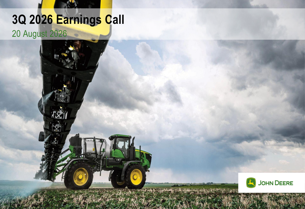 Deere Q3 2026 slides