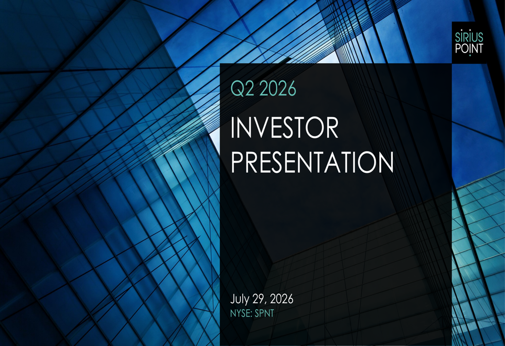 SiriusPoint Q2 2026 slides