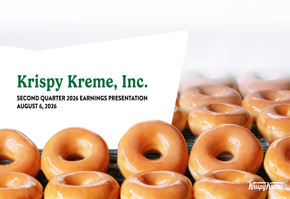 Krispy Kreme Q2 2026 presentation