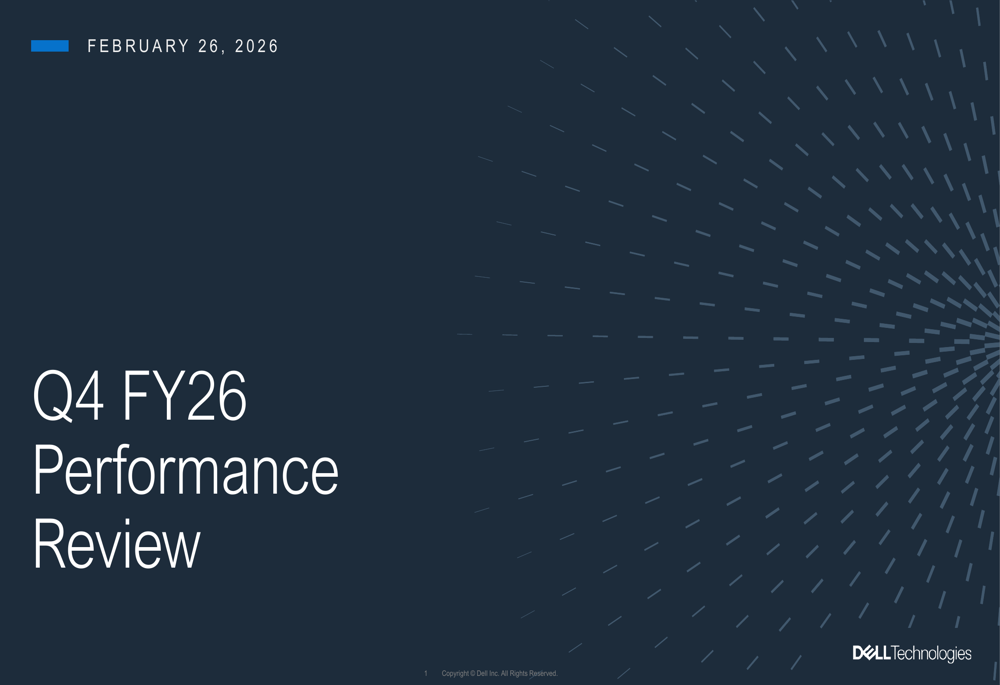 Dell Q4 FY26 slides