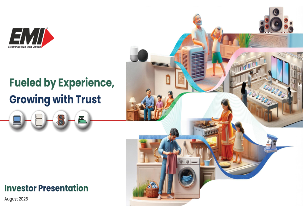 Electronics Mart Q1 FY27 slides
