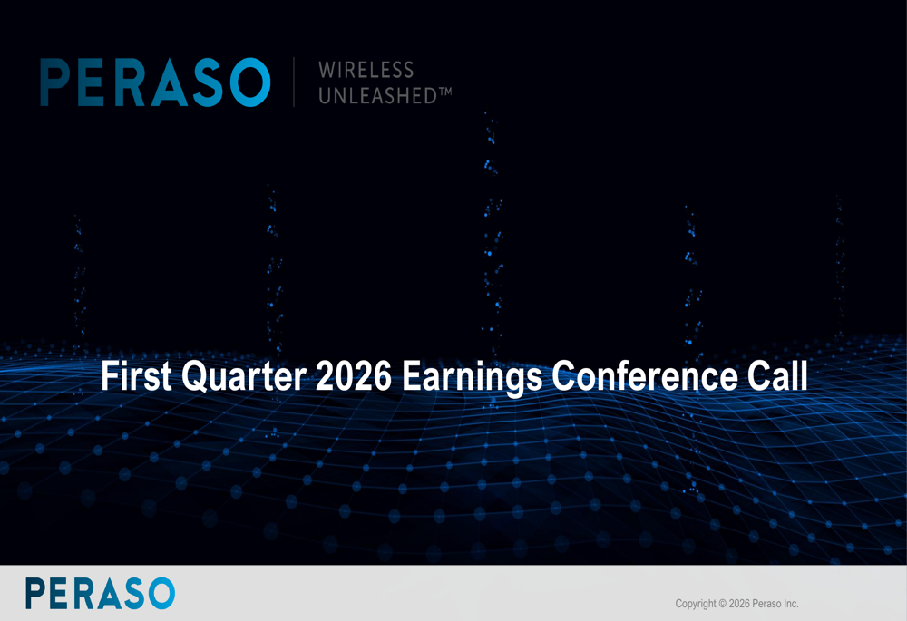 Peraso Q1 2026 slides