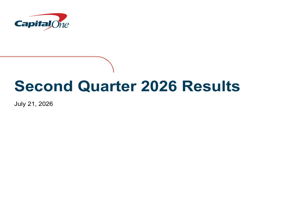 Capital One Q2 2026 slides