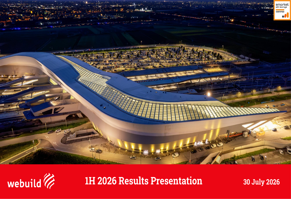 Webuild 1H 2026 slides
