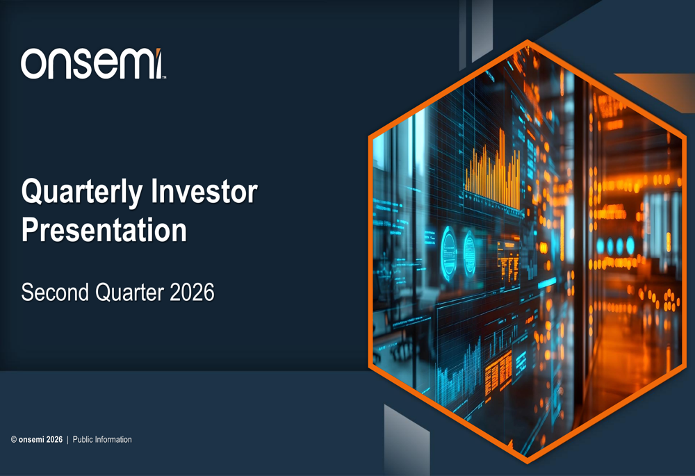 onsemi Q2 2026 slides