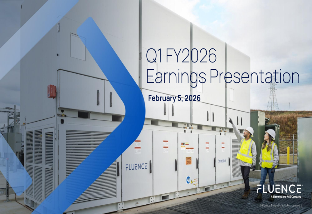 Fluence Energy Q1 2026 slides