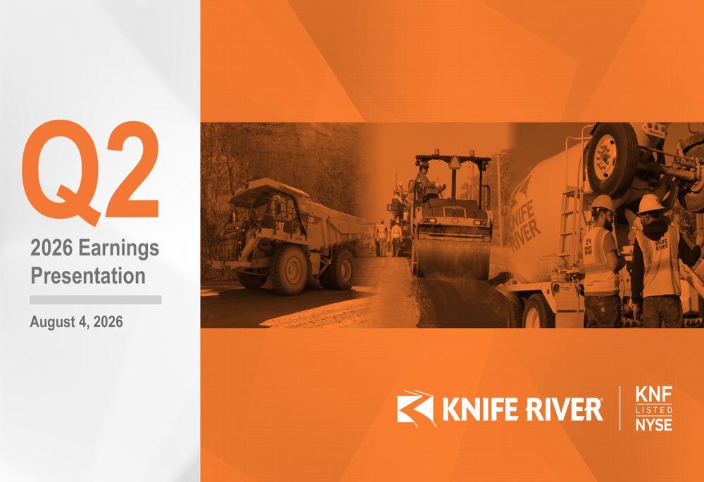 Knife River Q2 2026 slides