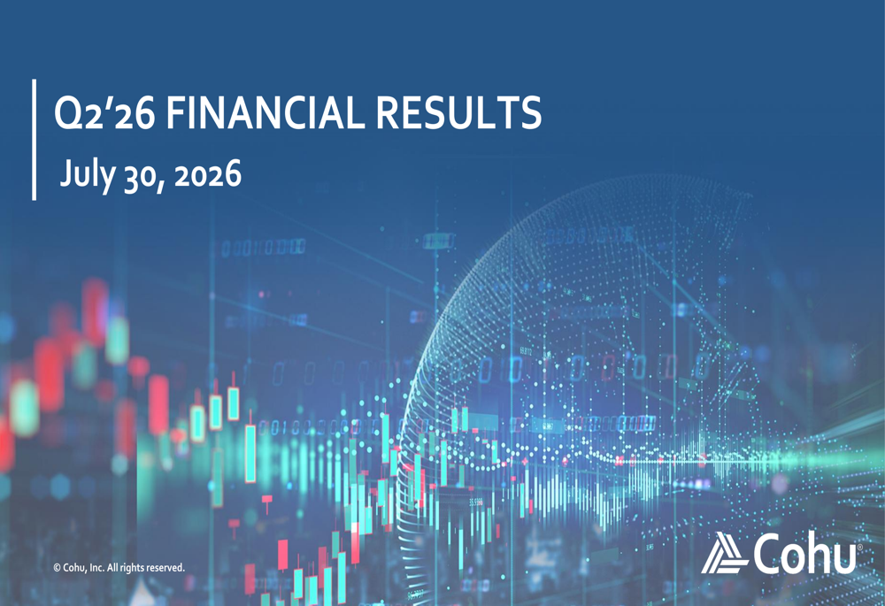Cohu Q2'26 slides