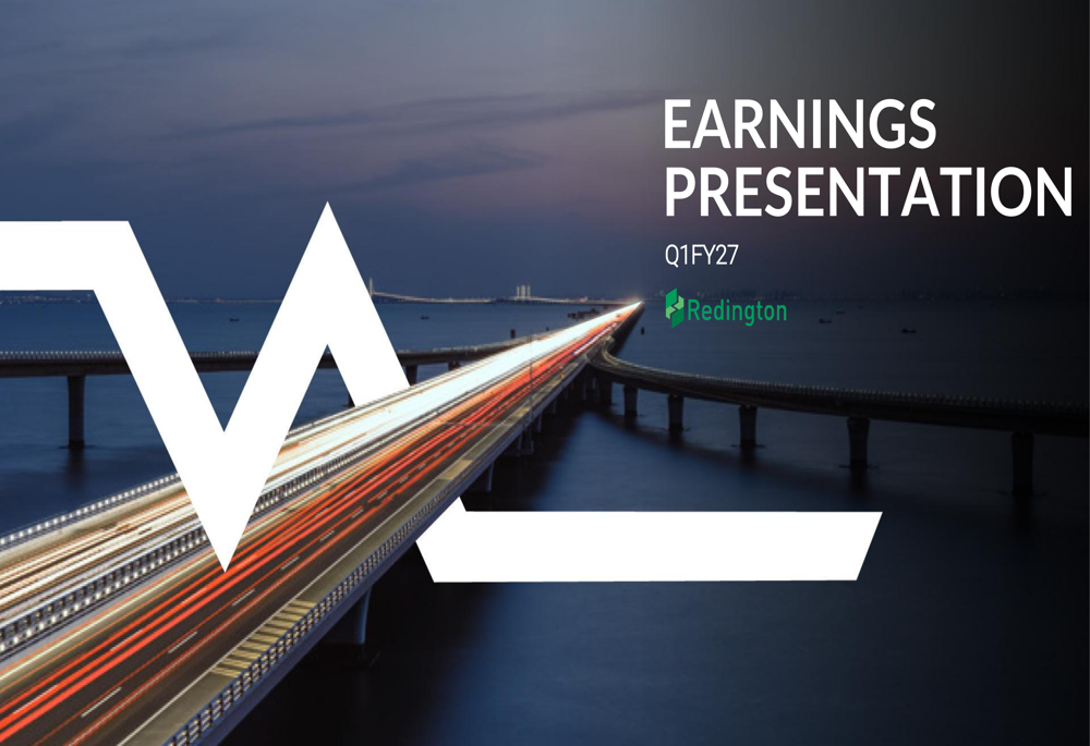 Redington Q1FY27 slides